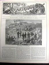 CONNECTICUT CIVIL WAR VETERAN GAR TYLER POST SOLDIERS RELIEF FAIR NEWS 1886 picture