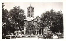 RPPC Christian County Court House Taylorville IL Illinois Real Photo P432 picture