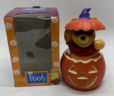 Telco Winnie the Pooh Animated Pop Up Halloween Pumpkin Disney Works Box picture