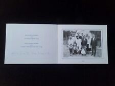 2003 Greek King Constantine Queen Anne-Marie Signed Royal Christmas Card Royalty picture