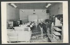 Ogallala NE Nebraska: c.1940s Postcard DELUXE DE LUXE CAFE Interior View picture
