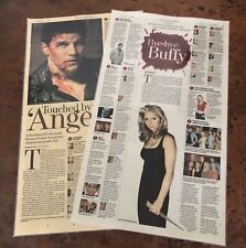 Buffy & Angel Tribute Articles Chicago Tribune Laminated 2003 & 2004 picture