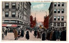 Baltimore Maryland Lexington Street View Postcard Posted c.1916 picture