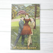 Antique Humor Romance Postcard  