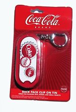 1997 Coca Cola Backpack Clip-On Tin Brand New 1990s picture