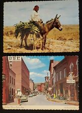 Vtg Postcards Hopi On Burro + Eureka Street RPPC + MARINER 10 US Postage Stamp picture