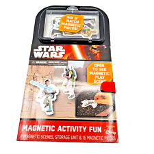 2015 Disney Star Wars Magnetic Activity Fun Play Set - 16 Magnetic Pieces total picture