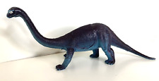 Imperial Brontosaurus Dinosaur Prehistoric Figure toy 1985 VTG Blue Purple 12