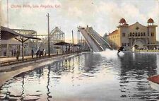 Water Chutes Amusement Park Los Angeles California 1910c postcard picture