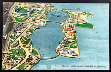 1933-34 Chicago Worlds Fair Exposition Original Vintage Unused Linen Postcard picture