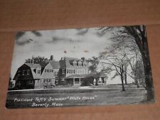 BEVERLY MA - 1909 POSTCARD - PRESIDENT TAFT'S SUMMER WHITE HOUSE picture