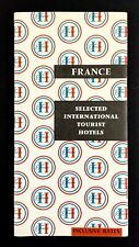 1958 Selected International Tourist Hotels Vintage Travel Lodging Booklet Rates picture