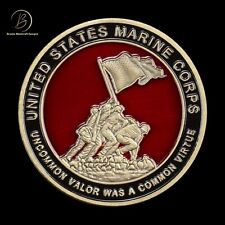 US Marine Corps Uncommon Valor Common Virtue Challenge Coin picture