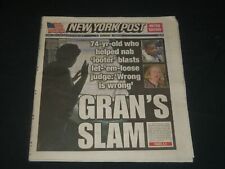 2020 JUNE 14 NEW YORK POST NEWSPAPER - 74-YR-OLD WHO HELPED NAB LOOTER BLASTS picture
