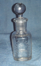 Vintage Larkin Soap MFG Co Buffalo N.Y. Embossed Clear Glass Bottle with Stopper picture