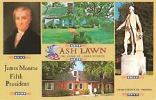 Postcard James Monroe Ash Lawn Multiview Charlottesville Virginia VA picture