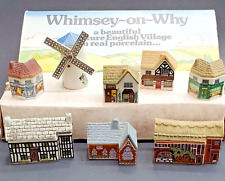 Vintage Wade Whimsey On Why Miniture Porcelain English Village Complete Set # 2 picture
