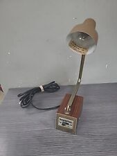 TENSOR Model 1500 Desk Lamp Mid Century Modern Woodgrain Metal RETRO VINTAGE picture