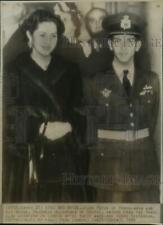 1944 Press Photo King Peter of Yugoslavia and Princess Alexandria of Greece picture