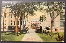 A Busy Corner Pensacola Florida printed view from the Plaza picture