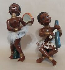 Antique 1920s-40s African Africana Tribal Caricature Figures | Made in Japan WW2 picture