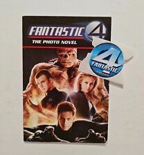Fantastic 4: The Photo Novel + UNUSED ORIGINAL STICKER Digest Marvel Thing Torch picture