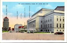 Vintage postcard - ST. LOUIS MEMORIAL PLAZA, ST. LOUIS, Missouri picture