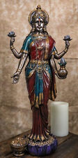 Large Hindu Goddess Of Prosperity And Wisdom Lakshmi Shri Thirumagal Statue 20