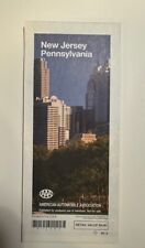 AAA 1995 Road Map New Jersey and Pennsylvania Vintage picture
