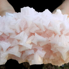 BIG 6 1/4 INCH WORLD CLASS PINK HALITE CRYSTAL CLUSTER picture
