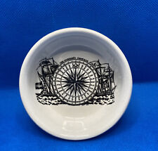 Sailing Ships Trinket Dish Made in England by Portmeiron Pottery picture