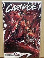 Marvel Comics Carnage Black, White & Blood 1 Checchetto 1:50 Variant Cover. picture