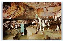 Postcard Scene from Jewel Room, Ohio Caves OH J7 picture