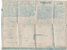 1920s Blueprint & Advertising Card for Houdaille Cadillac Hydraulic Suspension picture