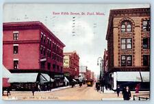 1913 East Fifth Street Carriage People Establishment St. Paul Minnesota Postcard picture