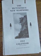 1913 Picturesque New Hampshire Calendar - White Mountains Edition picture