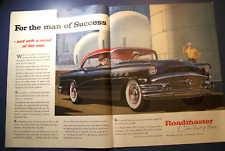 1956 Buick Roadmaster large-mag centerfold car ad -
