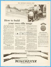 1917 Winchester Models 90 06 03 Take-Down 22 Rifle Range Ad Sharpshooter Medal picture