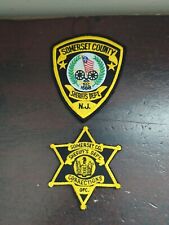 2 Somerset County Sheriff's Department/Correction Patches NJ picture