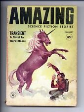 Amazing Stories Pulp Vol. 34 #2 GD- 1.8 1960 Low Grade picture