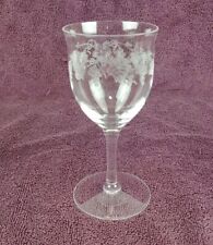 Vtg Cambridge Claret Wine Glass 5.25