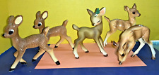 VTG Anthropomorphic Deer Doe Family - Lot of 5 - AS IS picture