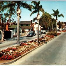 c1950s Balboa Island, CA Park Ave Marine Shopping District Newport Harbor A126 picture
