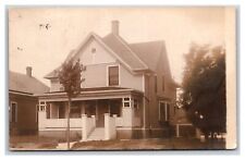 El Reno Oklahoma RPPC ~ Historic home ~ Address # 105 ~ Genealogy picture