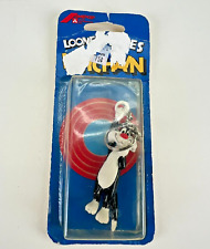Vintage 1989 Warner Brothers  Looney Tunes Keychain Sylvester Cat Figure + chain picture