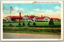 U.S. Indian Hospital, Claremore, Oklahoma - Postcard picture