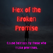 Hex of the Broken Promise - Powerful Black Magic Curse for Betrayal picture