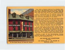 Postcard Union Oyster House  Ye Old Oyster House 41 Union St. Boston MA picture