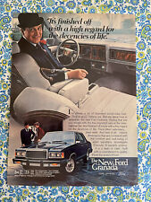 Vintage 1981 Ford Granada Print Ad picture