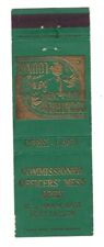 Matchbook: U.S. Naval Base Taylor Commissioned Officers' Mess picture